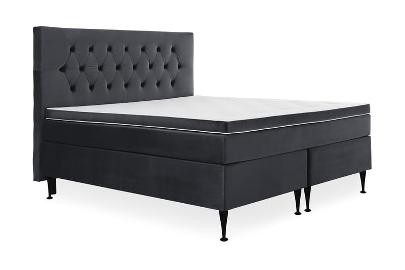 Royal Velvet Kontinentalsäng 180x200 cm - Svart - Möbler - Säng - Komplett sängpaket