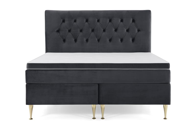 Royal Velvet Kontinentalsäng 180x200 cm - Svart - Möbler - Säng - Kontinentalsäng