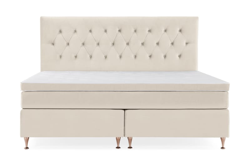 Royal Velvet Kontinentalsäng 210x210 cm - Beige - Möbler - Säng - Kontinentalsäng