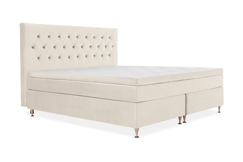 Royal Velvet Kontinentalsäng 210x210 cm - Beige - Möbler - Säng - Kontinentalsäng