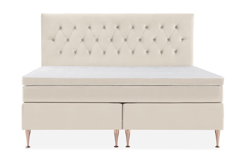 Royal Velvet Kontinentalsäng 210x210 cm - Beige - Möbler - Säng - Kontinentalsäng