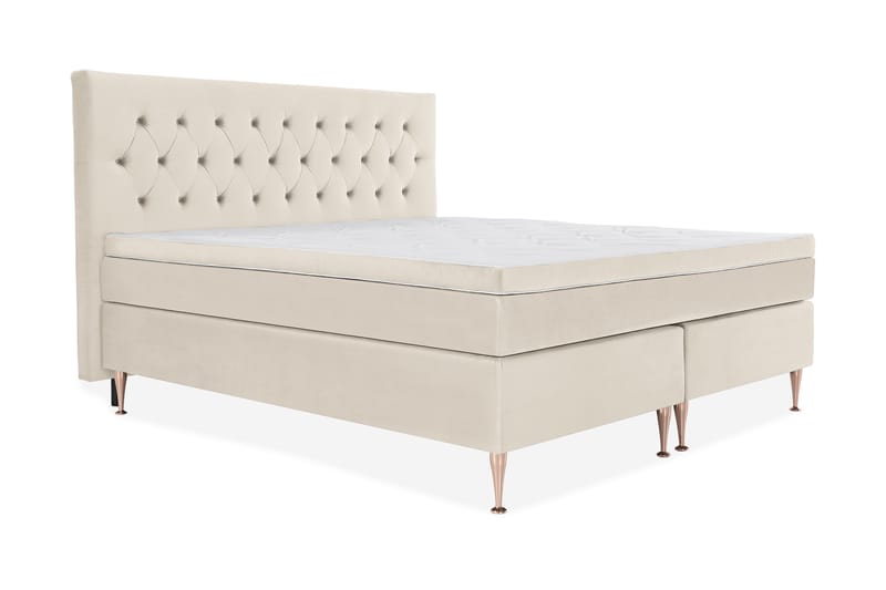 Royal Velvet Kontinentalsäng 210x210 cm - Beige - Möbler - Säng - Kontinentalsäng