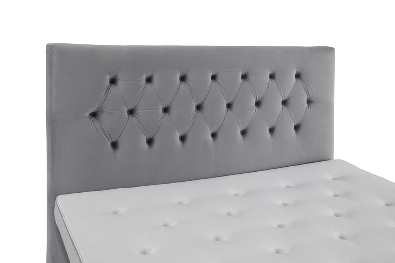 Royal Velvet Kontinentalsäng 210x210 cm - Ljusgrå - Möbler - Säng - Kontinentalsäng