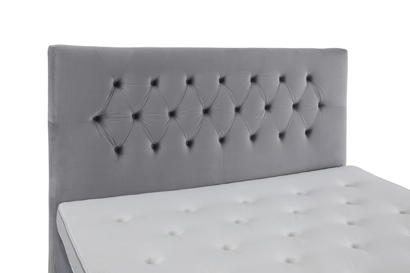 Royal Velvet Kontinentalsäng 210x210 cm - Ljusgrå - Möbler - Säng - Kontinentalsäng