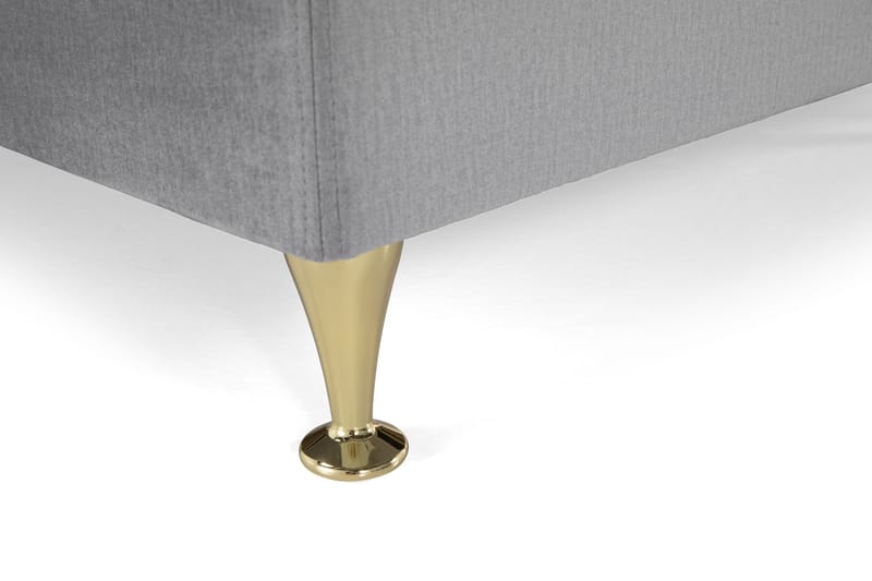 Royal Velvet Kontinentalsäng 210x210 cm - Ljusgrå - Möbler - Säng - Kontinentalsäng