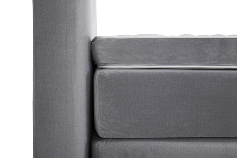 Royal Velvet Kontinentalsäng 210x210 cm - Ljusgrå - Möbler - Säng - Kontinentalsäng