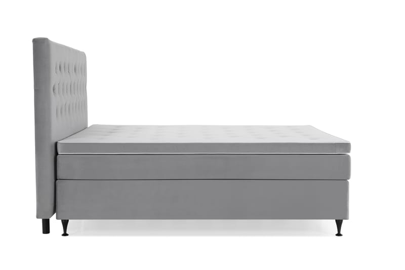 Royal Velvet Kontinentalsäng 210x210 cm - Ljusgrå - Möbler - Säng - Komplett sängpaket