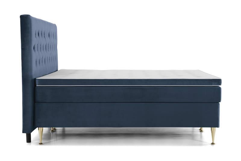 Royal Velvet Kontinentalsäng 210x210 cm - Mörkblå - Möbler - Säng - Kontinentalsäng