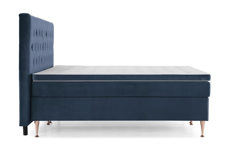 Royal Velvet Kontinentalsäng 210x210 cm - Mörkblå - Möbler - Säng - Komplett sängpaket