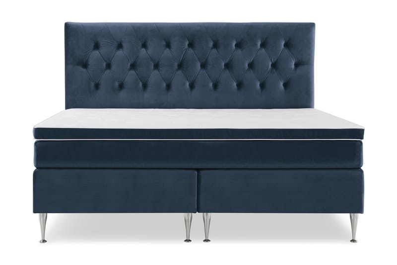 Royal Velvet Kontinentalsäng 210x210 cm - Mörkblå - Möbler - Säng - Kontinentalsäng