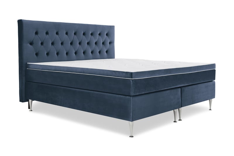 Royal Velvet Kontinentalsäng 210x210 cm - Mörkblå - Möbler - Säng - Kontinentalsäng