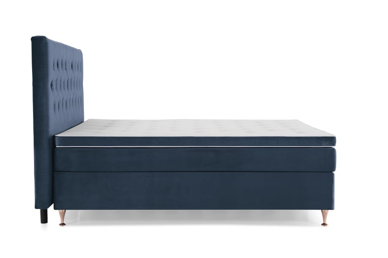 Royal Velvet Kontinentalsäng 210x210 cm - Mörkblå - Möbler - Säng - Kontinentalsäng