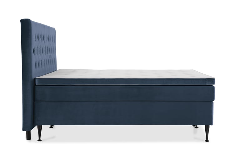 Royal Velvet Kontinentalsäng 210x210 cm - Mörkblå - Möbler - Säng - Kontinentalsäng
