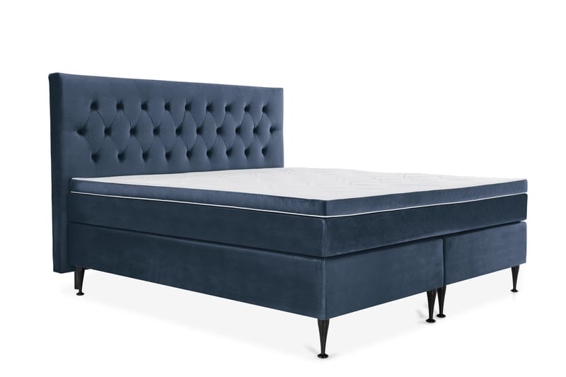 Royal Velvet Kontinentalsäng 210x210 cm - Mörkblå - Möbler - Säng - Kontinentalsäng