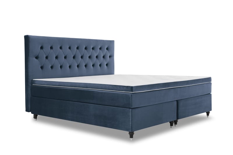 Royal Velvet Kontinentalsäng 210x210 cm - Mörkblå - Möbler - Säng - Kontinentalsäng