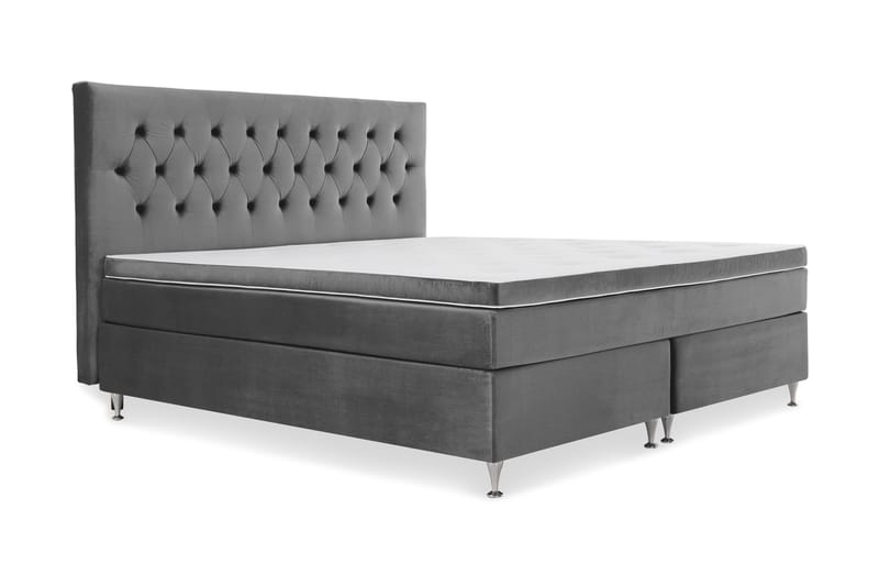 Royal Velvet Kontinentalsäng 210x210 cm - Mörkgrå - Möbler - Säng - Kontinentalsäng
