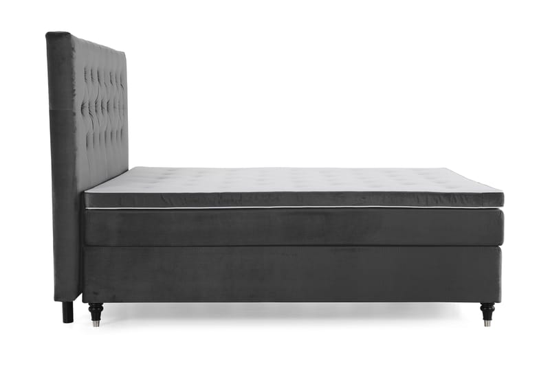 Royal Velvet Kontinentalsäng 210x210 cm - Mörkgrå - Möbler - Säng - Kontinentalsäng
