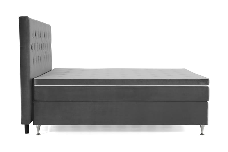 Royal Velvet Kontinentalsäng 210x210 cm - Mörkgrå - Möbler - Säng - Kontinentalsäng