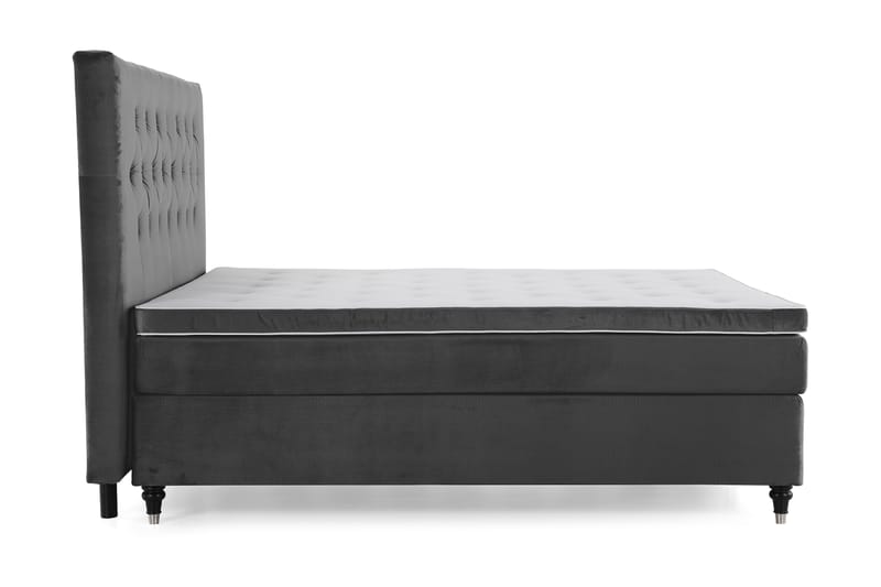 Royal Velvet Kontinentalsäng 210x210 cm - Mörkgrå - Möbler - Säng - Kontinentalsäng