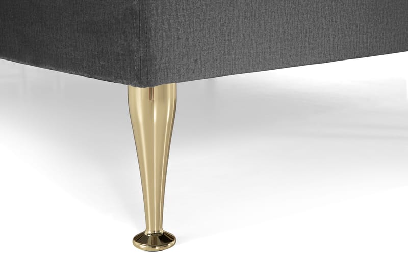 Royal Velvet Kontinentalsäng 210x210 cm - Mörkgrå - Möbler - Säng - Kontinentalsäng