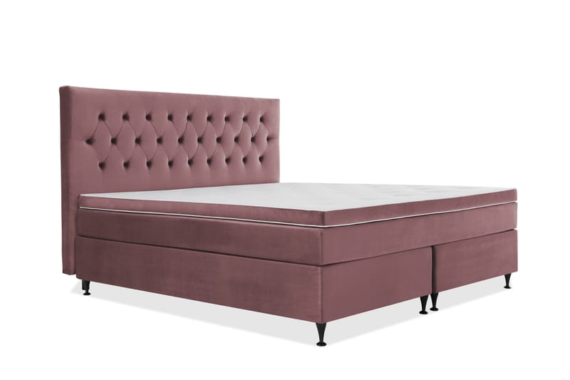 Royal Velvet Kontinentalsäng 210x210 cm - Rosa - Möbler - Säng - Komplett sängpaket