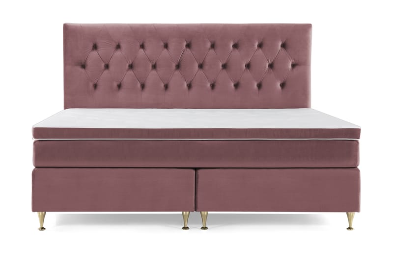 Royal Velvet Kontinentalsäng 210x210 cm - Rosa - Möbler - Säng - Komplett sängpaket