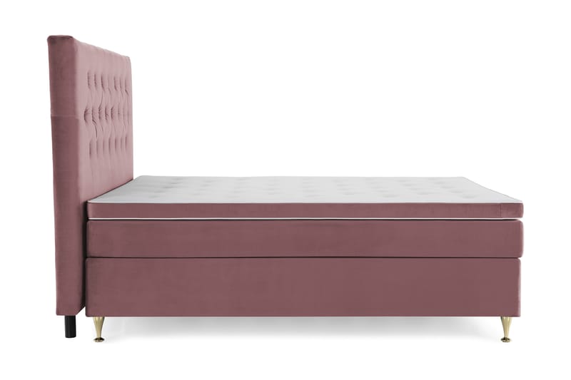 Royal Velvet Kontinentalsäng 210x210 cm - Rosa - Möbler - Säng - Komplett sängpaket