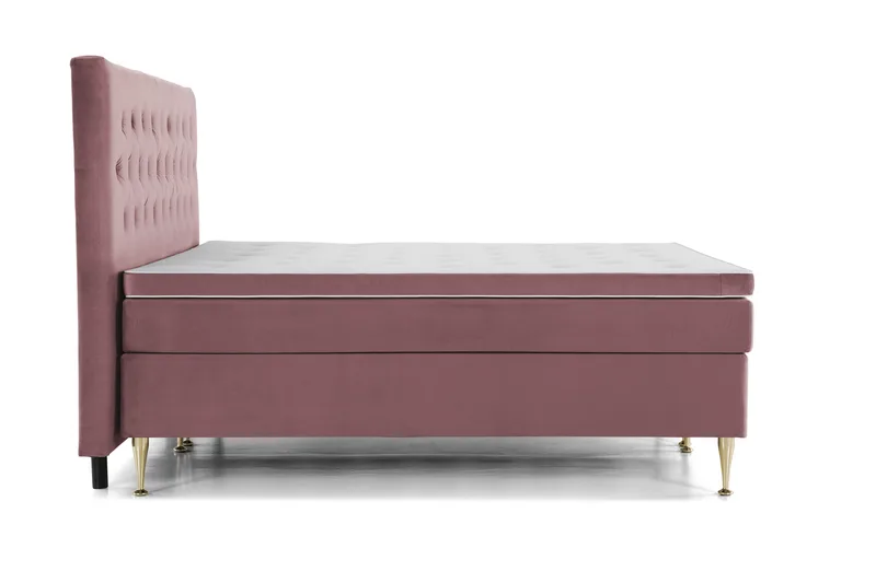 Royal Velvet Kontinentalsäng 210x210 cm - Rosa - Möbler - Säng - Kontinentalsäng