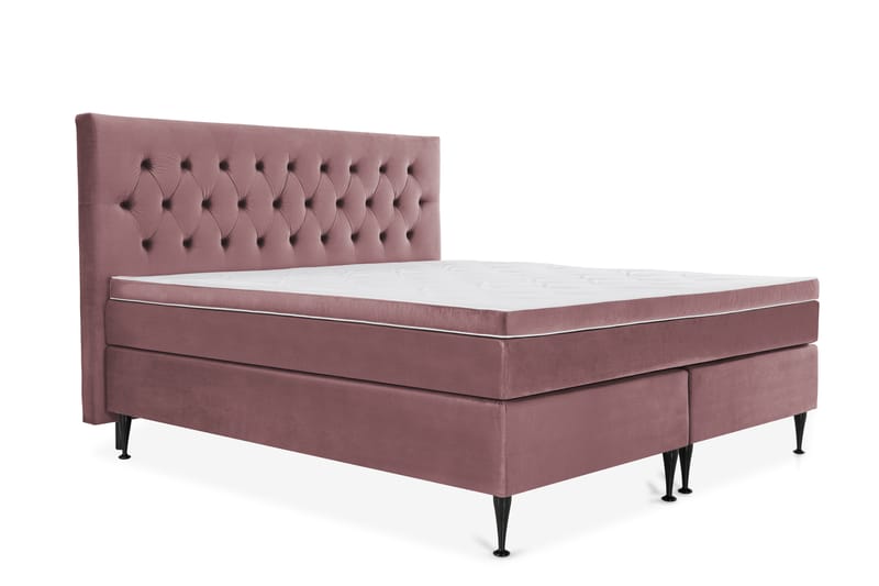 Royal Velvet Kontinentalsäng 210x210 cm - Rosa - Möbler - Säng - Komplett sängpaket