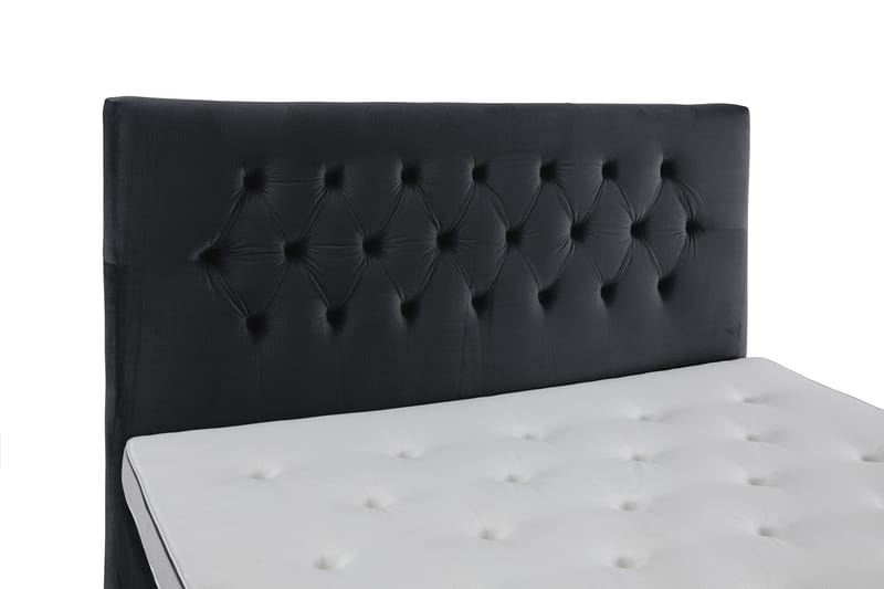 Royal Velvet Kontinentalsäng 210x210 cm - Svart - Möbler - Säng - Kontinentalsäng