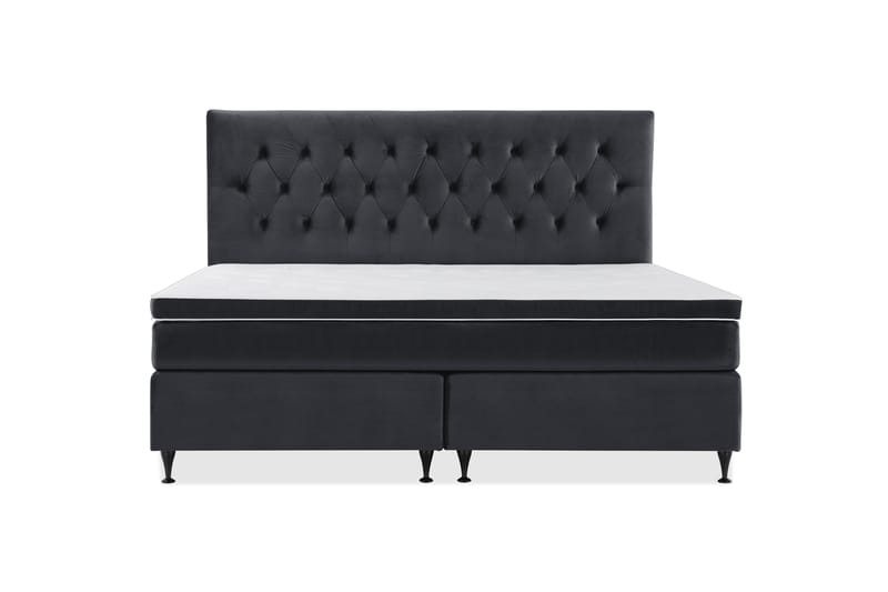 Royal Velvet Kontinentalsäng 210x210 cm - Svart - Möbler - Säng - Komplett sängpaket
