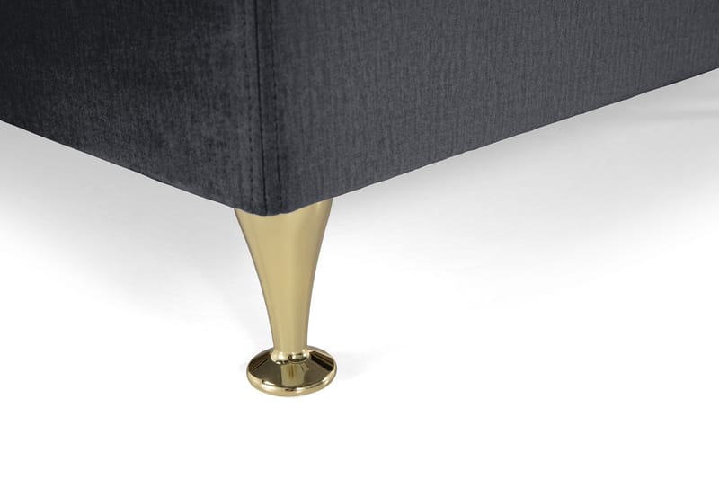 Royal Velvet Kontinentalsäng 210x210 cm - Svart - Möbler - Säng - Kontinentalsäng