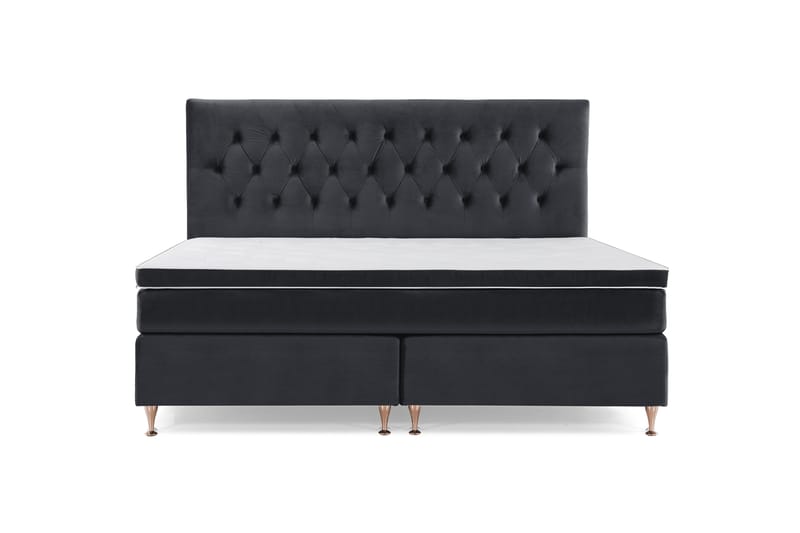 Royal Velvet Kontinentalsäng 210x210 cm - Svart - Möbler - Säng - Kontinentalsäng