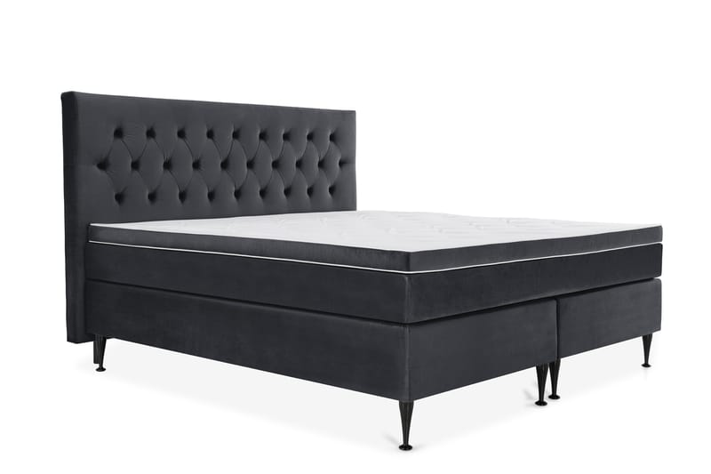 Royal Velvet Kontinentalsäng 210x210 cm - Svart - Möbler - Säng - Komplett sängpaket
