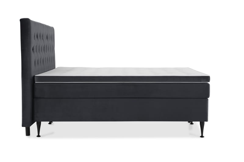 Royal Velvet Kontinentalsäng 210x210 cm - Svart - Möbler - Säng - Komplett sängpaket