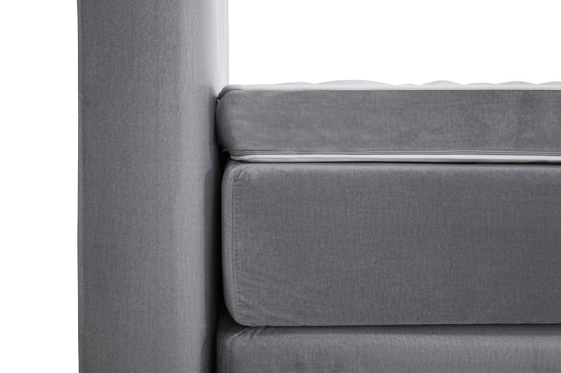 Royal Velvet Kontinentalsäng160x200 cm - Ljusgrå - Möbler - Säng - Kontinentalsäng