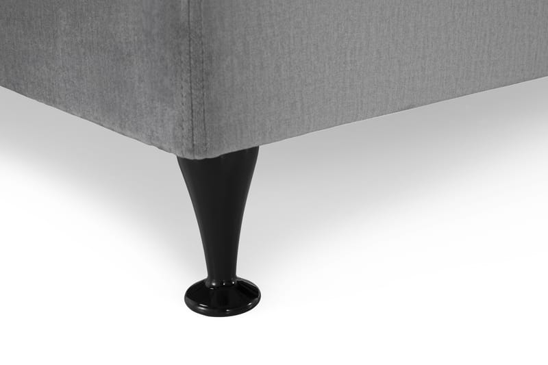 Royal Velvet Kontinentalsäng160x200 cm - Ljusgrå - Möbler - Säng - Kontinentalsäng