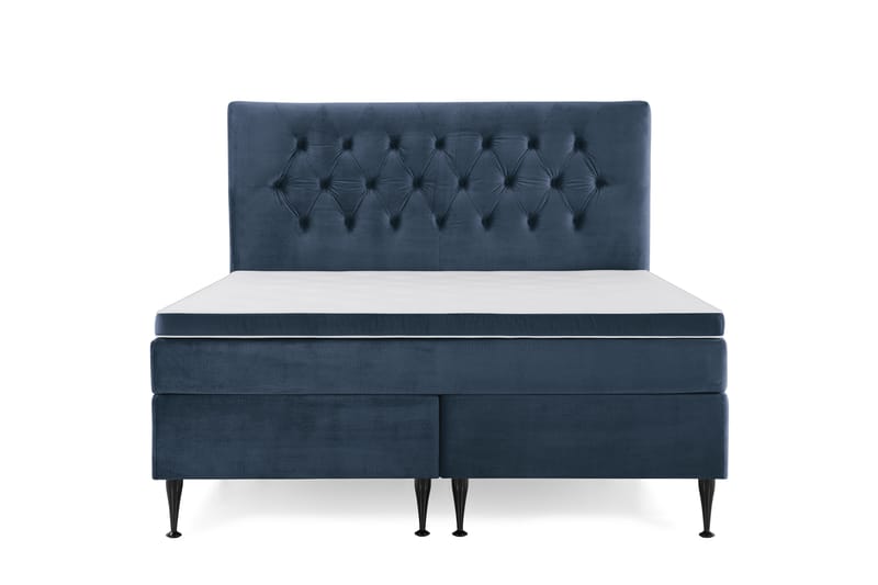 Royal Velvet Kontinentalsäng160x200 cm - Mörkblå - Möbler - Säng - Komplett sängpaket