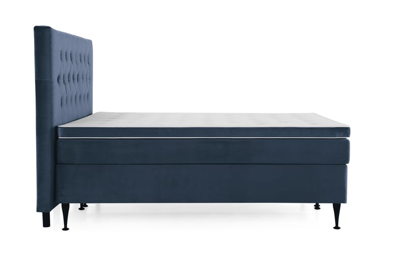 Royal Velvet Kontinentalsäng160x200 cm - Mörkblå - Möbler - Säng - Komplett sängpaket