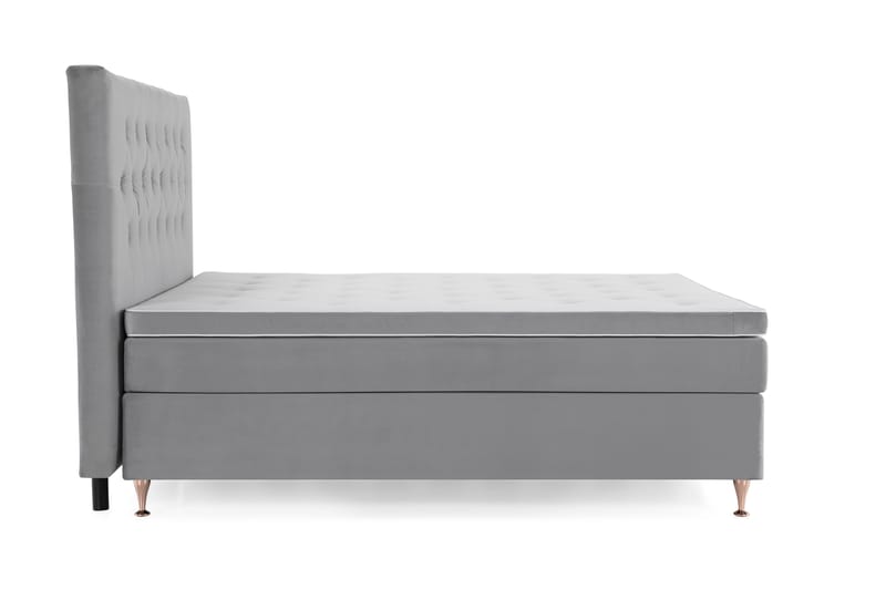 Royal Velvet Kontinentalsäng160x200  Ljusgrå - Ljusgrå - Komplett sängpaket - Kontinentalsäng - Dubbelsäng