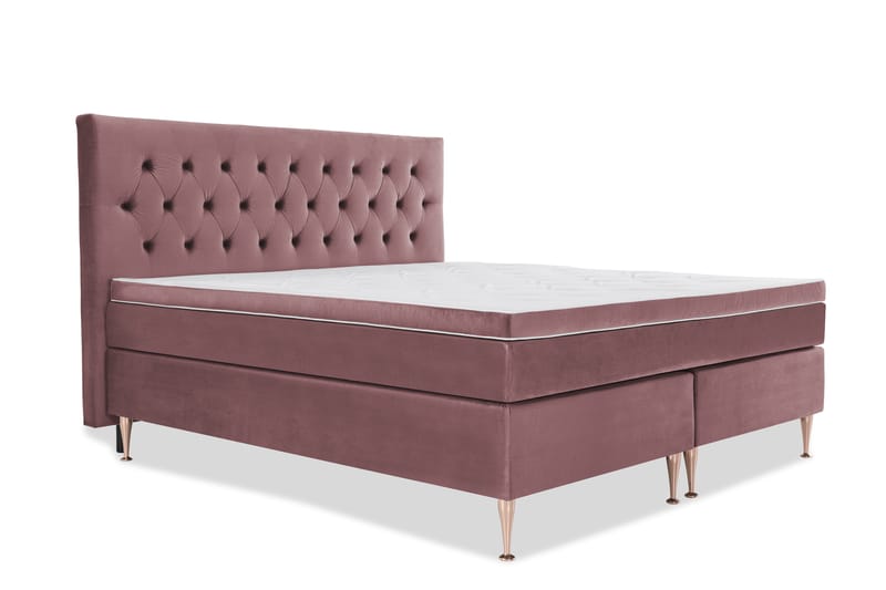 Royal Velvet Kontinentalsäng210x210 cm - Rosa - Möbler - Säng - Komplett sängpaket