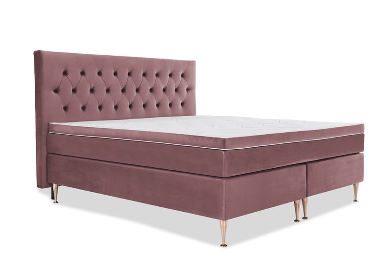 Royal Velvet Kontinentalsäng210x210 cm - Rosa - Möbler - Säng - Kontinentalsäng