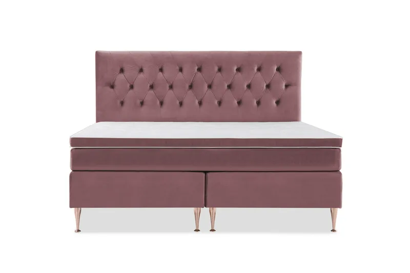 Royal Velvet Kontinentalsäng210x210 cm - Rosa - Möbler - Säng - Kontinentalsäng