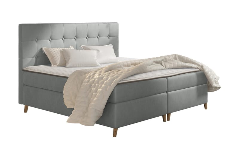 Sandham Kontinentalsäng 120x200 cm, Grå