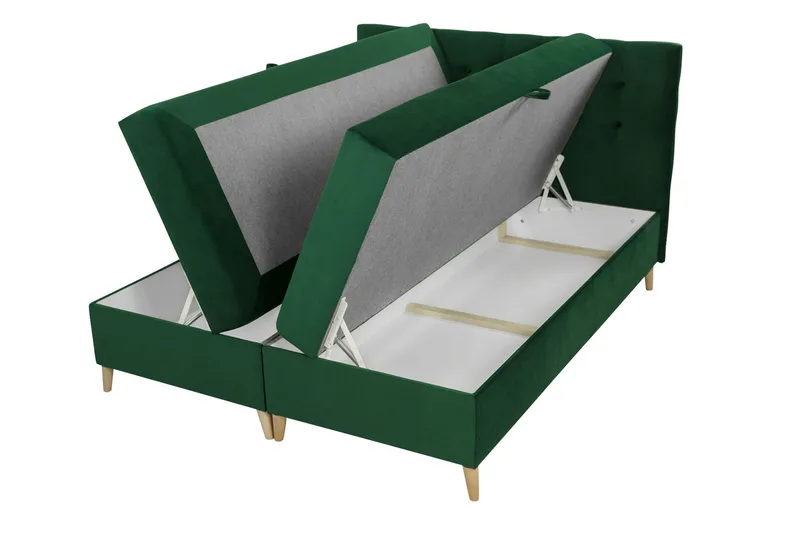 Sandham Kontinentalsäng 180x200 cm - Gul - Möbler - Säng - Kontinentalsäng