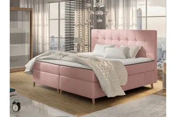 Sandham Kontinentalsäng 180x200 cm - Rosa - Möbler - Säng - Kontinentalsäng