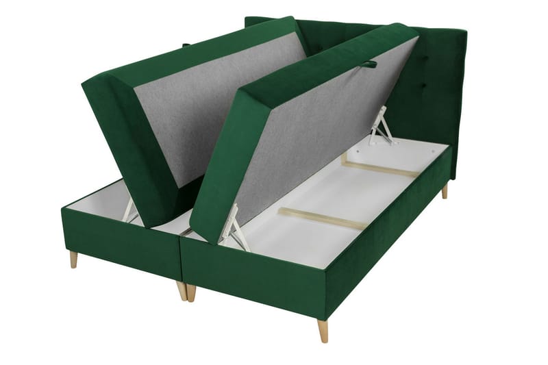 Sandham Kontinentalsäng 200x200 cm - Grå - Möbler - Säng - Kontinentalsäng