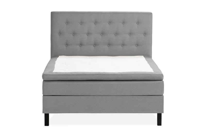 Scarlett Komplett Sängpaket 120x200 cm med skummadrass - Grå - Möbler - Säng - Kontinentalsäng