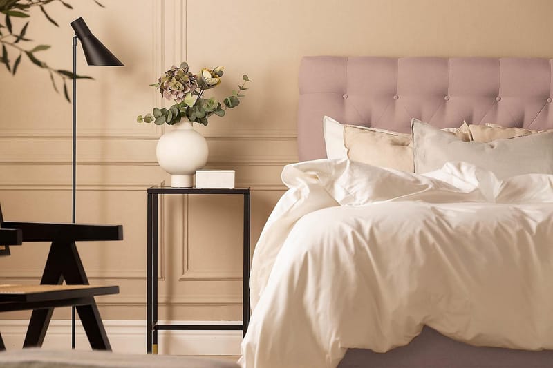 Scarlett Kontinentalsäng 140x200 Memorymadrass - Rosa - Möbler - Säng - Kontinentalsäng