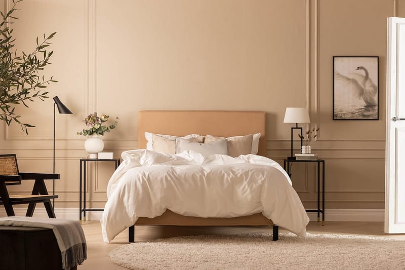 Scarlett Kontinentalsäng 140x200 Skummadrass - Beige - Möbler - Säng - Kontinentalsäng